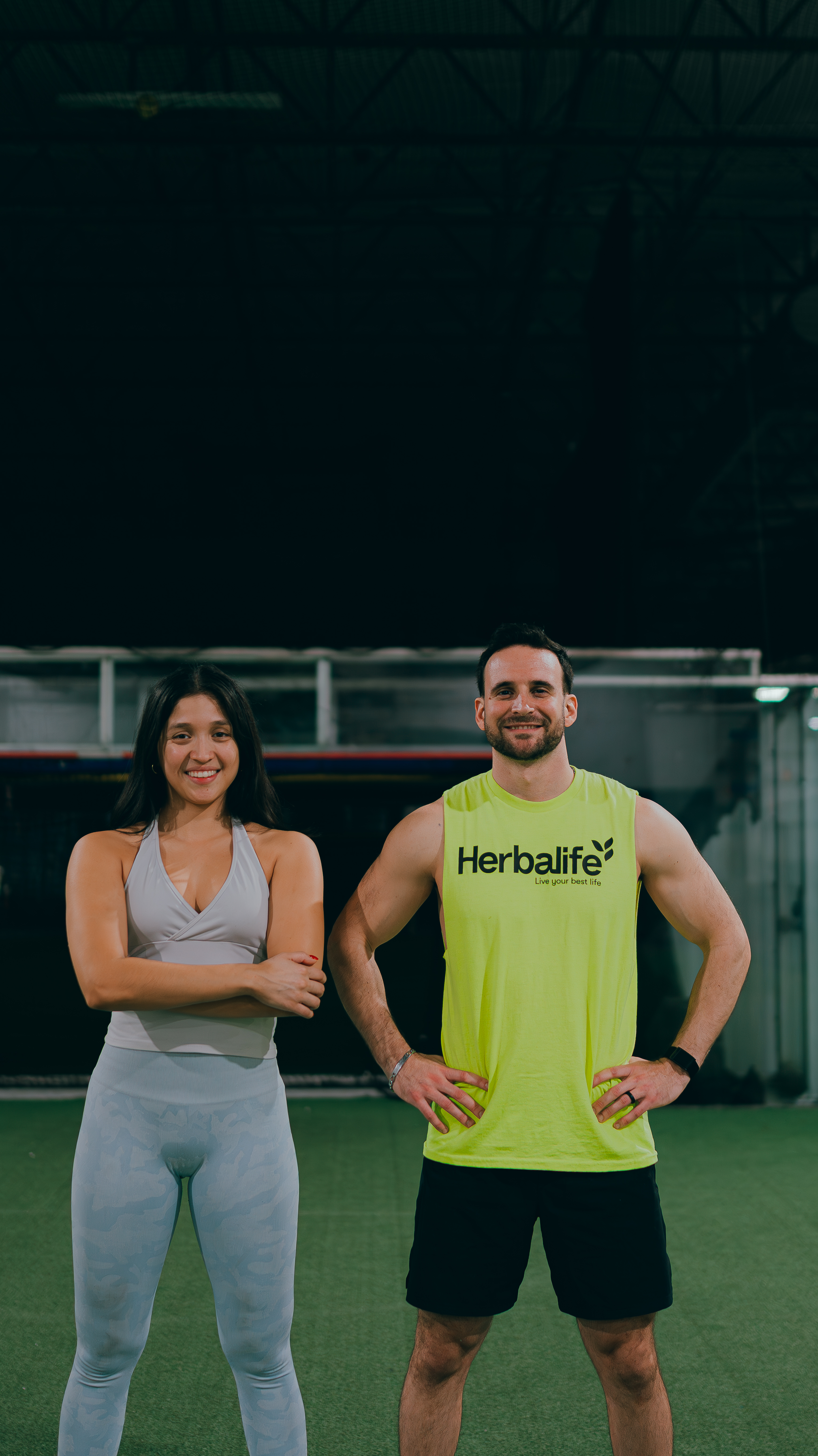 Male and female coach